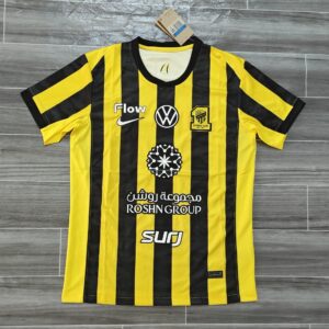 ⚫ Al Ittihad FC Home Jersey 25/26 | Official Edition ⚽