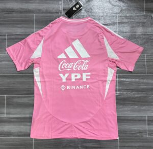 Argentina 2025/26 Pink Training Jersey – Official AFA Performance Shirt - Image 2