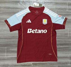 Aston Villa 2025/26 Home Jersey – Official Premier League Kit