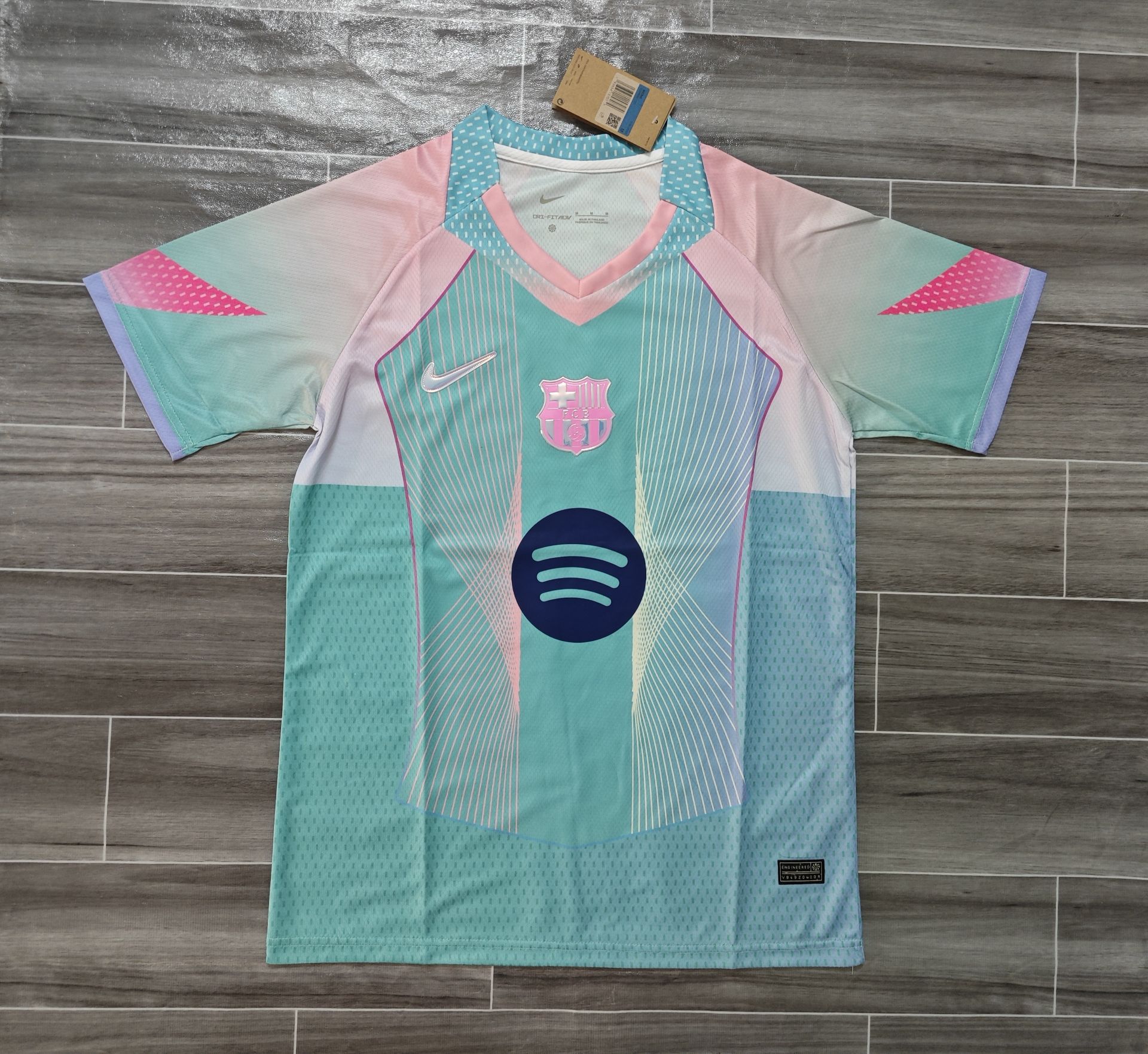 FC Barcelona Third Jersey 25/26 – Aqua Edition