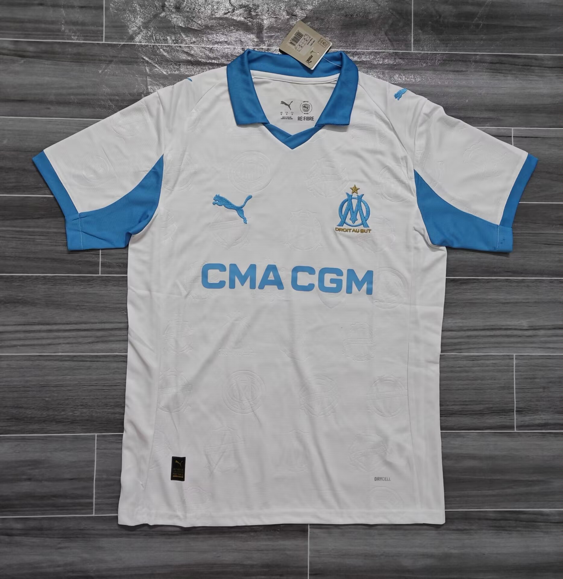 Olympique de Marseille White Home Jersey 25/26